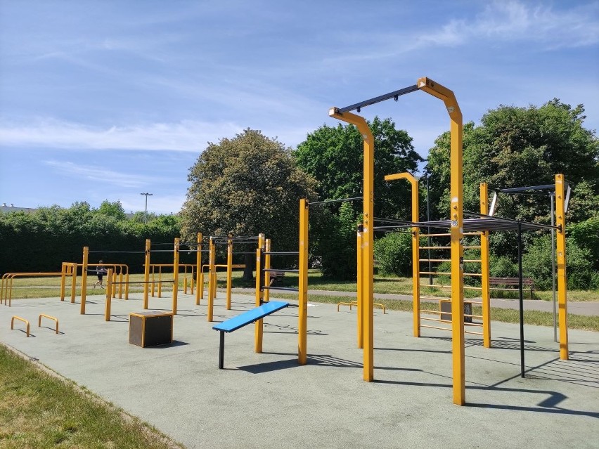 Treningi ninja odbywają się w parku Podolskim.