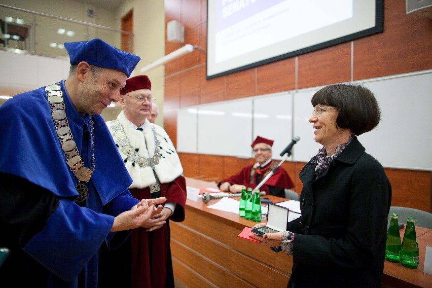 Wręczenie medali Uniwersytetu Łódzkiego