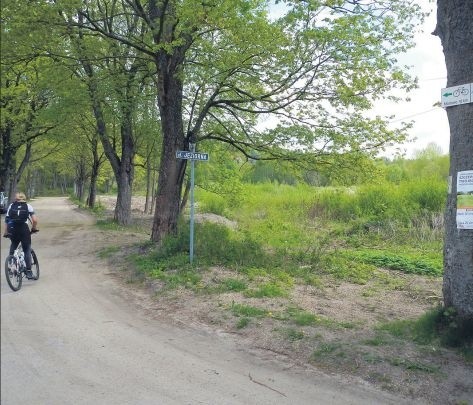 Z ul. Jeziornej za Lubiatowem skręcamy w drogę gruntową na Manowo. W lewo pojedziemy na Policko.