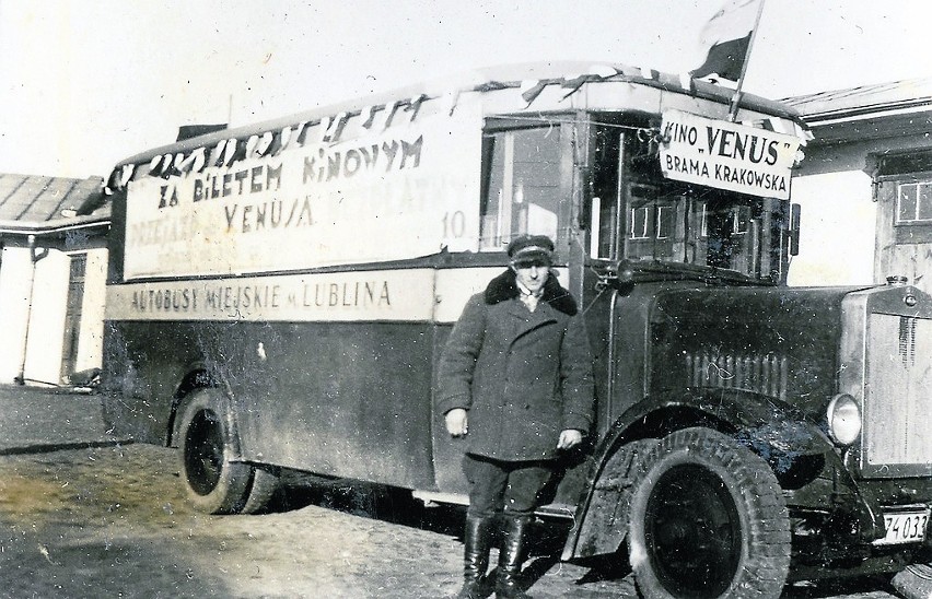 Autobus marki Skoda. Zajezdnia Rusałka w Lublinie, lata 30....