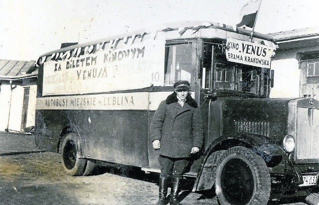 Autobus marki Skoda. Zajezdnia Rusałka w Lublinie, lata 30. dwudziestego wieku