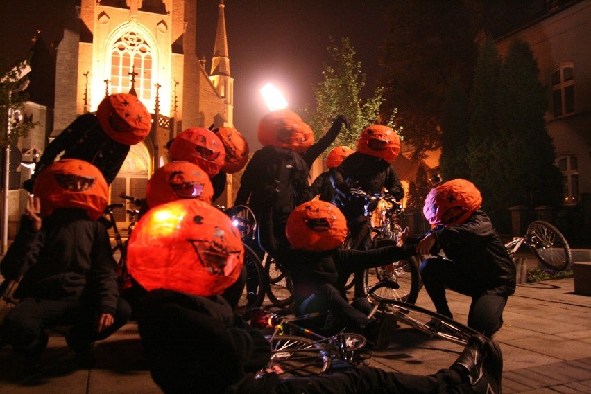 Halloween na kole w Katowicach