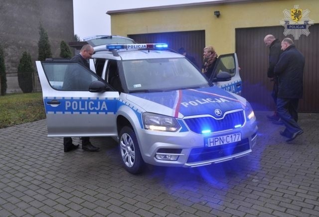 Nowy policyjny radiowóz w Lipnicy.