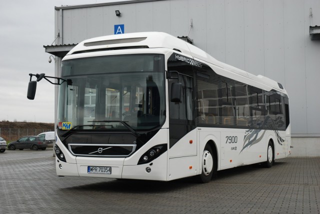 Autobus hybrydowy volvo 7900 hybrid - taki będzie jeździł po Olkuszu