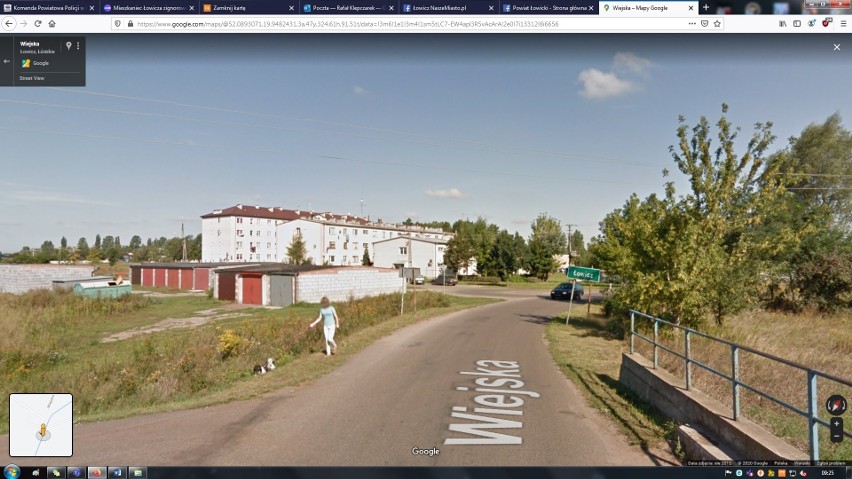 Mieszkańcy Przedmieścia i okolic w Łowiczu na Google Street View. Kogo złapała kamera? [ZDJĘCIA]