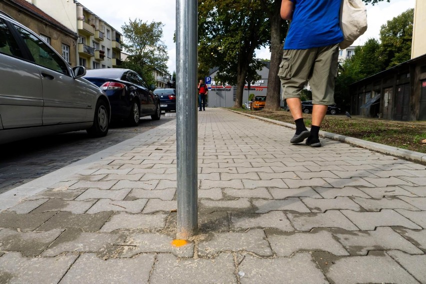 Pierwotne ustawienie znaków na ul. Siemaszki, zanim zostały...