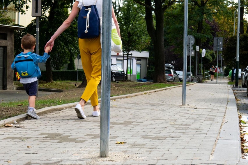 Pierwotne ustawienie znaków na ul. Siemaszki, zanim zostały...