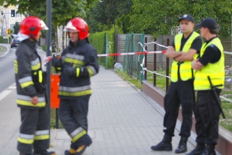 Na Winogradach na jednej z posesji znaleziono niewybuch.