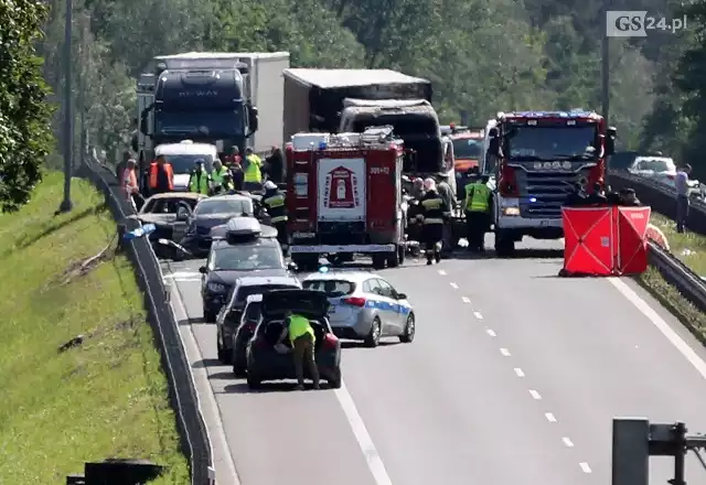 Tragiczny wypadek na S3. Po drugiej stronie przed godz. 16 doszło do kolejnego zdarzenia.