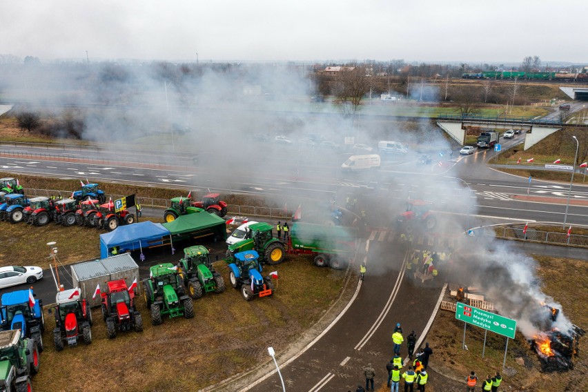 W całej Polsce trwa protest rolników