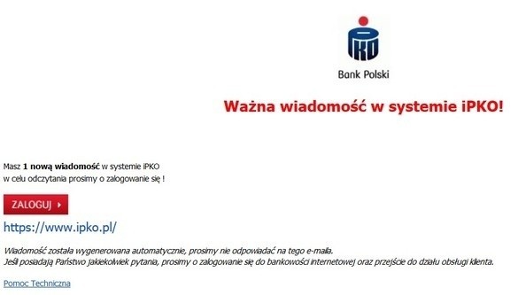 tak wyglądają wiadomości od internetowych oszustów