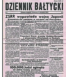 "Dziennik Bałtycki" w 1945 r.: Przed przybyciem żołnierzy po demobilizacji 