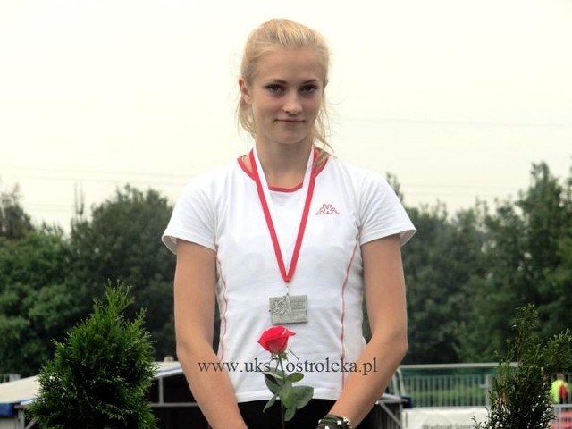 Katarzyna Gwiazda ze srebrnym medalem Mistrzostw Polski.