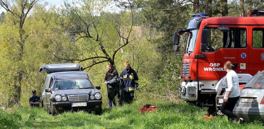 Na miejscu zdarzenia pracowali strażacy, policja i...