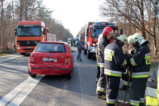 Do zderzenia doszło koło Niedźwiednika.