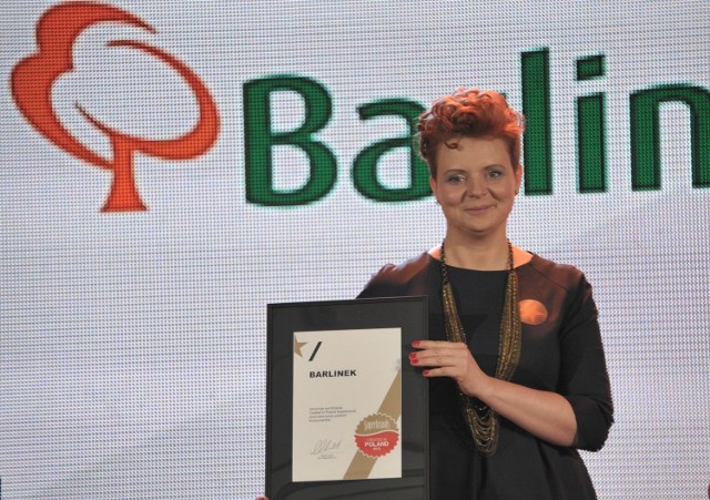 Nagrodę na uroczystej gali odebrała Renata Pawlonka-Telka, Dyrektor Marketingu Barlinek S.A.