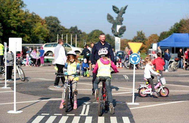 Rowerowe Miasteczko na Jasnych Błoniach