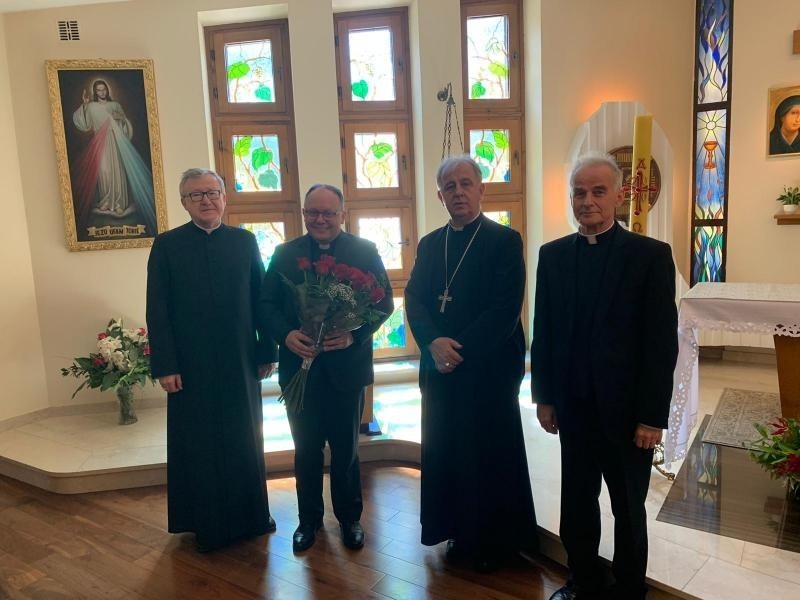 Wyjątkowe spotkanie w Domu Biskupa w Kielcach. Był arcybiskup nominat i nuncjusz apostolski - ksiądz Henryk Jagodziński [ZDJĘCIA]