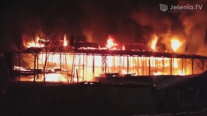 Pożar muzeum w Szklarskiej Porębie, 18.03.2015