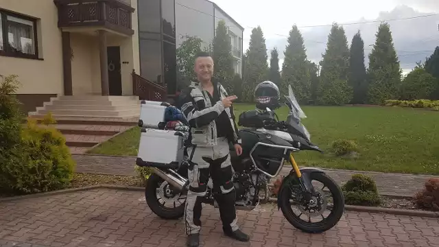Michał Toborek, kandydat na burmistrza Jędrzejowa lubi jazdę motocyklem. Ale jego największą pasją jest rower. Więcej na kolejnych zdjęciach