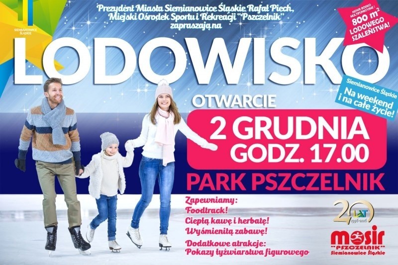 Otwarcie lodowiska w Siemianowicach Śląskich już jutro