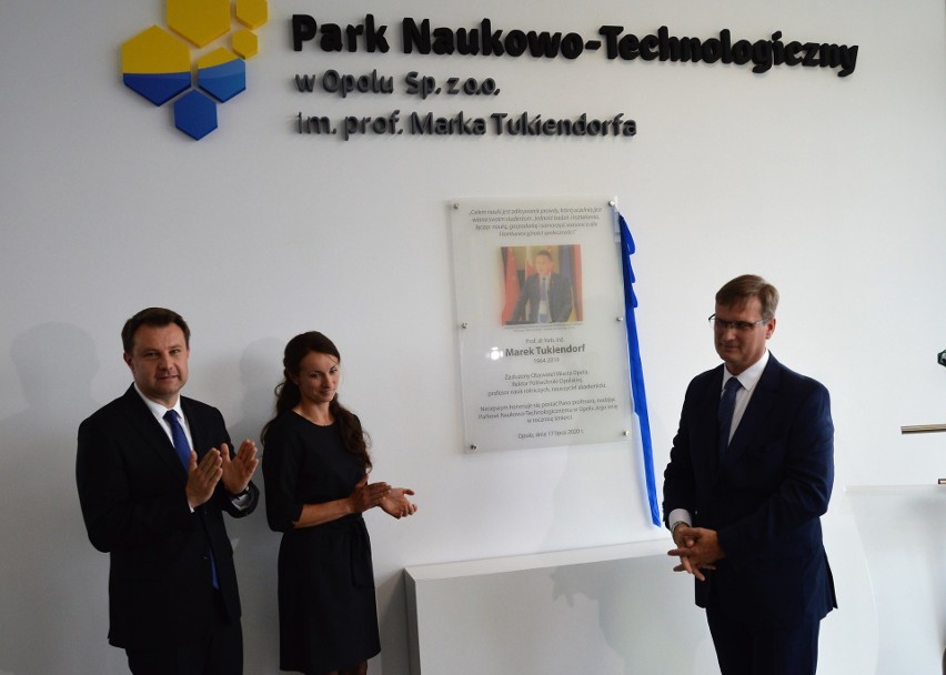 Park Naukowo-Technologiczny w Opolu nosi od dziś imię prof. Marka Tukiendorfa