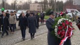 Prezydent Andrzej Duda złożył kwiaty przed pomnikiem poległych górników katowickiej kopalni Wujek