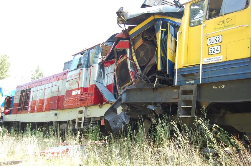 Zderzenie pociągów w Korzybiu, w którym ranne zostały ok. 34...