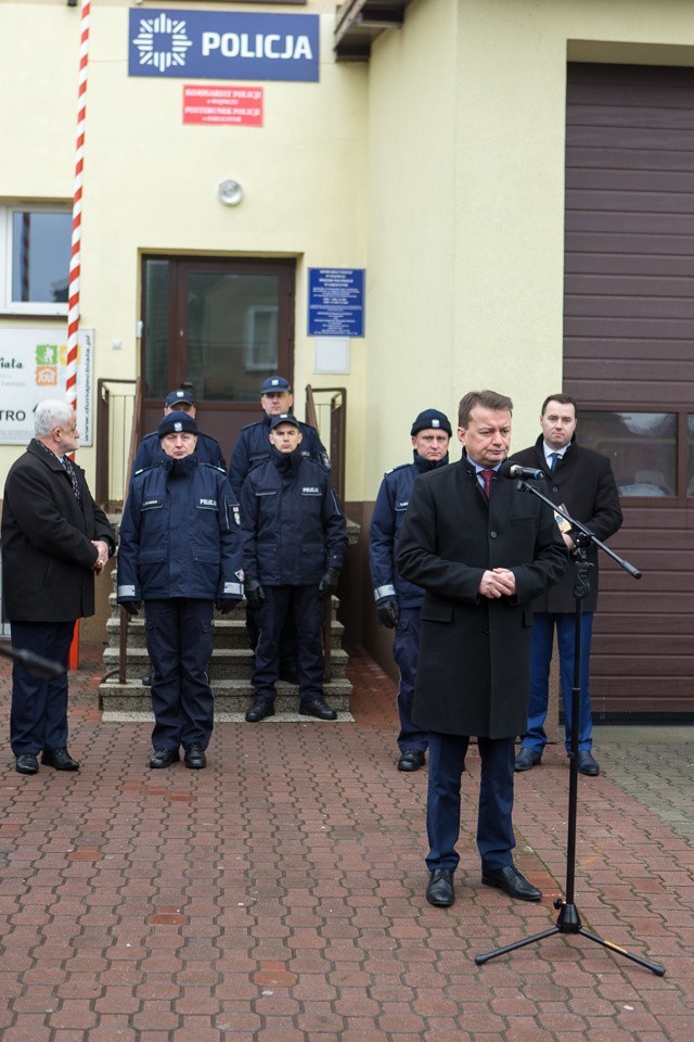 Minister Mariusz Błaszczak otworzył Posterunek Policji w Zakliczynie