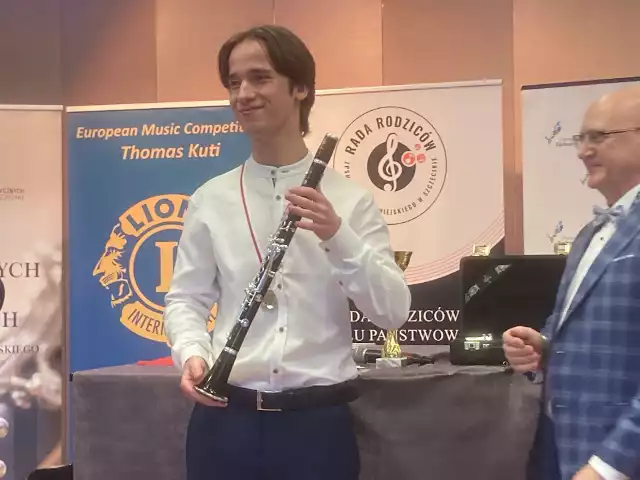 Matsvey Mitskavets z Akademii Muzycznej w Katowicach zdobył nagrodę Grand Prix (w grupie czwartej, studenckiej) XI Zachodniopomorskiego Festiwalu Klarnetowego