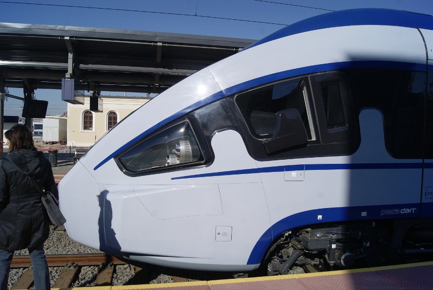 Pierwszy w Kujawsko-Pomorskiem pokaz nowego pociągu Dart z Pesy  [wideo i zdjęcia]