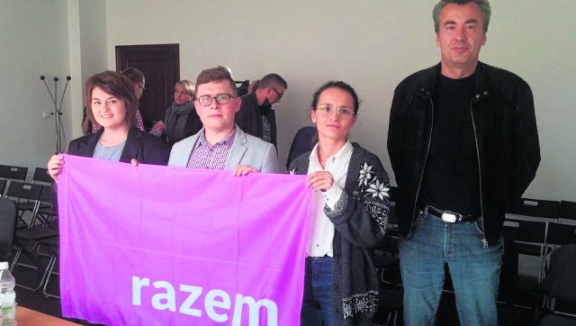 Pierwsza czwórka na liście partii Razem do Sejmu w regionie.