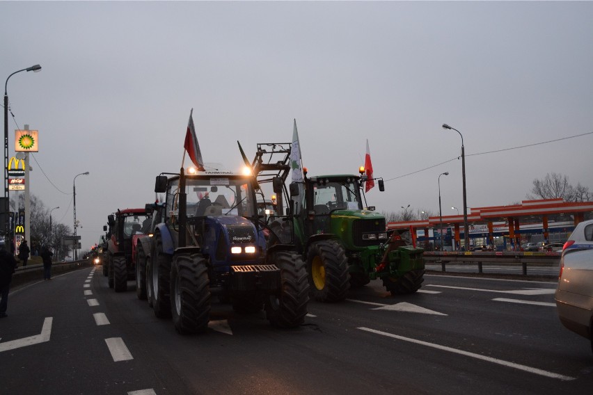 11.10.2015 warszawa protest blokada drog rolnicy rolnik...