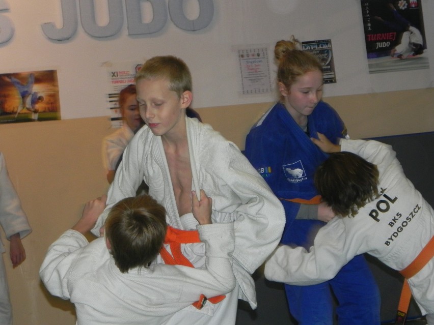 Trening judoków Bydgoskiego Klubu Sportowego Judo