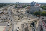 Centrum przesiadkowe Opole Wschodnie. Nowe ograniczenia w ruchu od października. Jak wyglądają prace z powietrza?