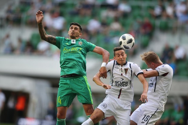 20.08.2018 wroclaw slask wroclaw kontra pogon szczecin pilka nozna ekstraklasa stadion miejski gazeta wroclawskatomasz holod / polska press