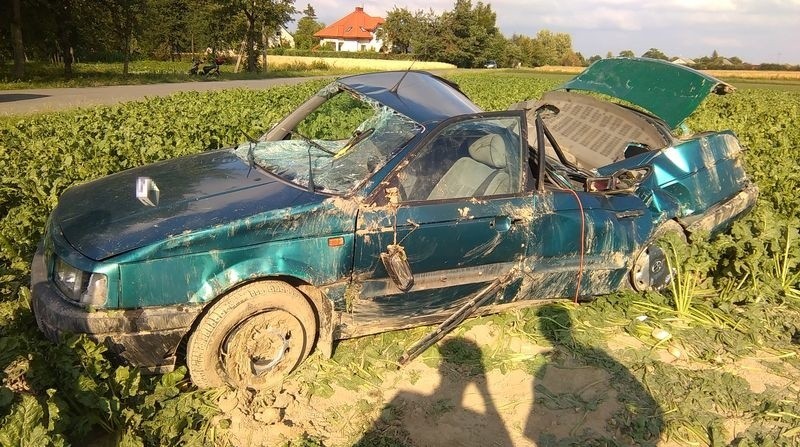 Wypadek w Kosnowcu. Pijany sprawca potrącił kobietę, która pracowała w polu (WIDEO)