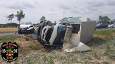 Wypadek na drodze Opalenica - Grodzisk Wielkopolski: Są ranni, droga zablokowana [ZDJĘCIA]