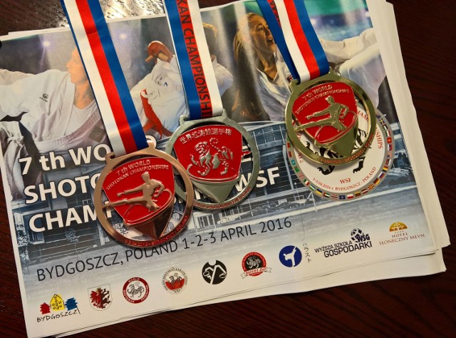 Tak prezentują się medale, których aż 1300 rozdanych zostanie najlepszym podczas mistrzostw świata w Bydgoszczy 