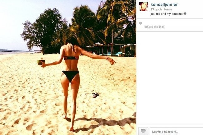 Kendall Jenner (fot. screen z Instagram.com)
