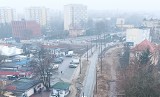 Toruń. Czy na skrzyżowaniu Szosy Chełmińskiej i Dekerta drogowcy nie wybudowali wodospadu, który mógłby zagrozić cmentarzowi?