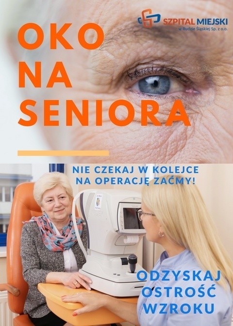 Ruda Śląska: W Szpitalu Miejskim rusza akcja "Oko na Seniora"