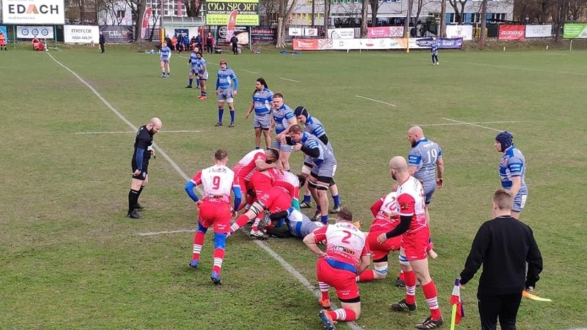 Rugbiści Edach Budowlanych Lublin pokonali u siebie Awentę Pogoń Siedlce. Zobacz zdjęcia 