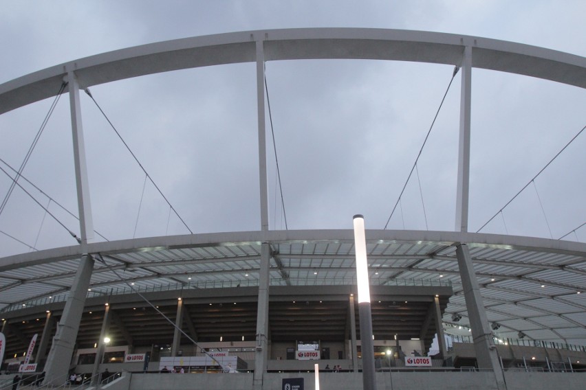 Stadion Ślaski przed meczem Polska-Korea Płd.