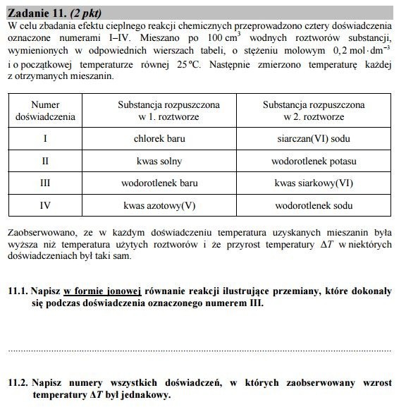 Stara matura 2016: CHEMIA rozszerzona [ODPOWIEDZI, ARKUSZ CKE]