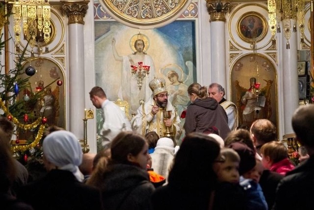 Tak obchodzono Wigilię Bożego Narodzenia w cerkwi św. Mikołaja w Białymstoku w 2020 roku