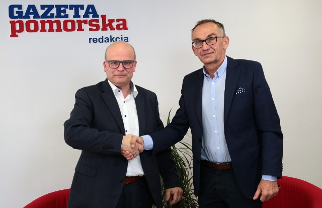W debacie "Gazety Pomorskiej" zmierzyli się kandydaci do fotela prezydenta Grudziądza: Maciej Glamowski oraz Andrzej Guzowski.