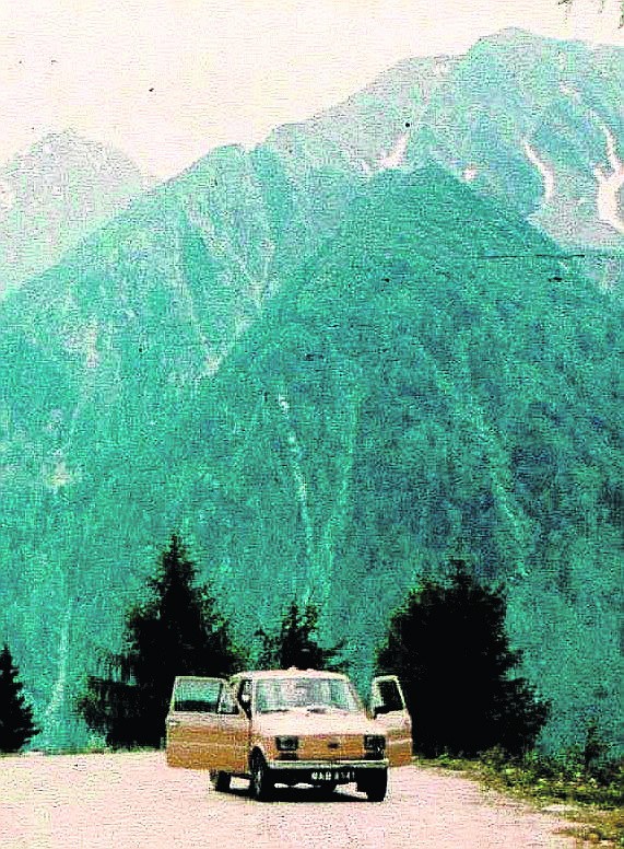 Fiat 126p Piotra Machalicy dotarł do austriackich Alp
