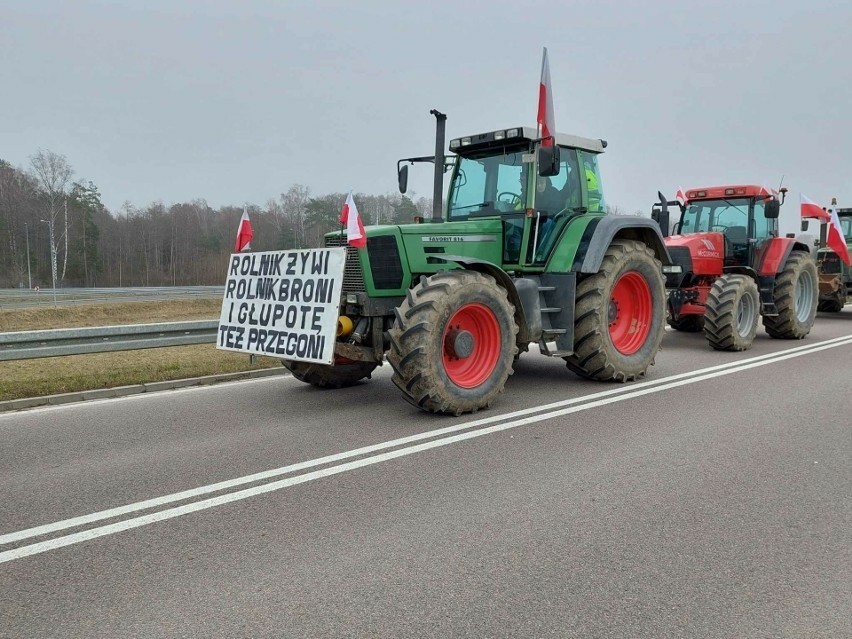 Zdjęcia z marcowego protestu rolników.