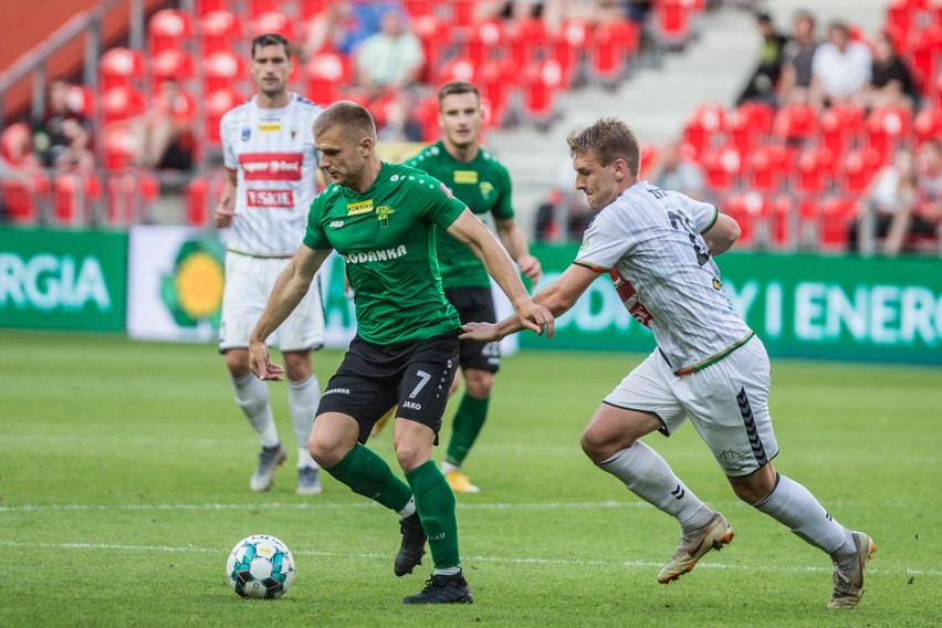 Górnik Łęczna zagra w finale baraży o ekstraklasę. Łęcznianie pokonali w Tychach tamtejszy GKS po rzutach karnych. Zobacz zdjęcia